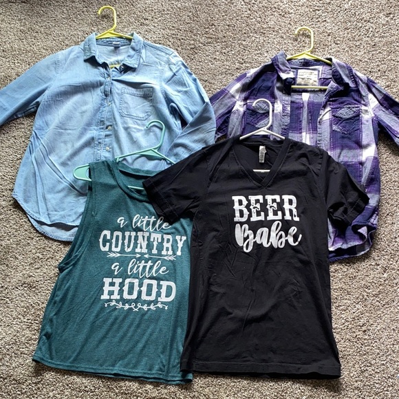 Multiples Tops - 🖤 Womens Size Small Lot Bundle of 4